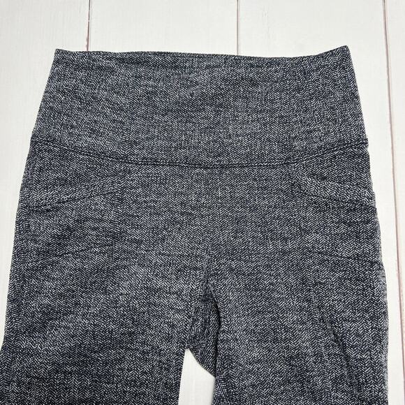 Athleta Herringbone Metro High Waisted Legging SIZE XXS Black Gray Yoga Pants - Picture 6 of 13